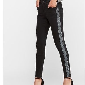 NWT Express Side Embellished Jeans